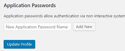 Generating new Password for Application Passwords Plugin - WordPress Python